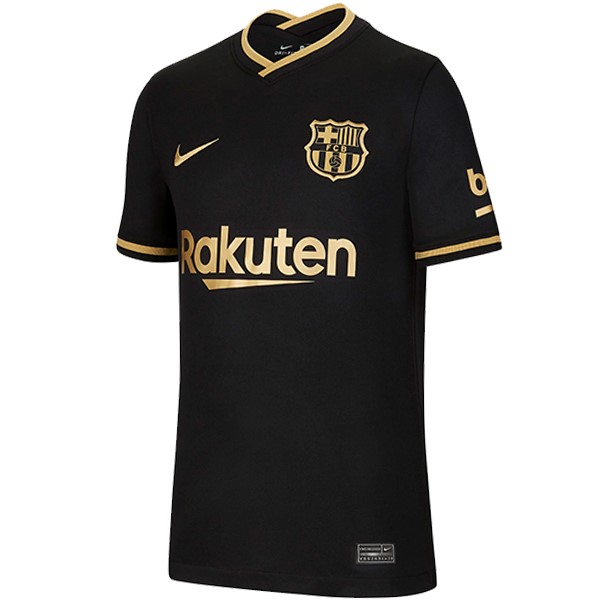 Tailandia Camiseta Barcelona Segunda Equipación 2020-2021 Negro